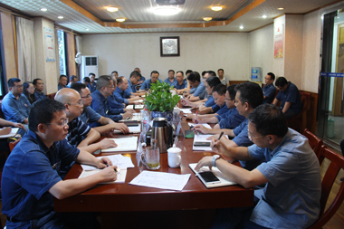 泸天化股份公司党委中心组传达贯彻中共泸州市委八届五次全会精神