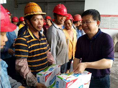 泸天化股份公司总经理助理陈伟一行深入南宁基地调研