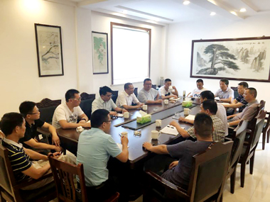 泸天化股份公司总经理赵永清带队走访华东市场并慰问九禾江津复肥基地员工