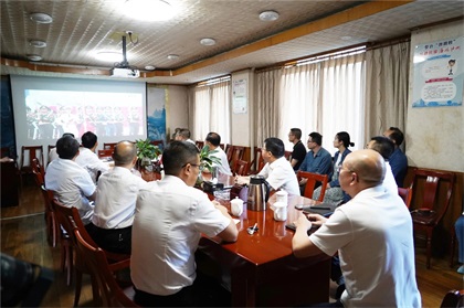 泸天化股份公司领导收看庆祝中国共产党成立100周年庆祝大会直播