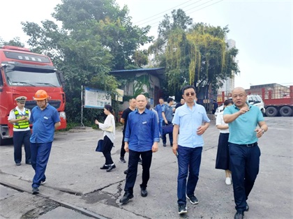 泸天化港口接受省交通运输厅污染防治突出问题整治评估检查