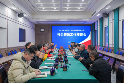 泸天化与合江县福宝镇燕口村开展村企帮扶工作交流活动