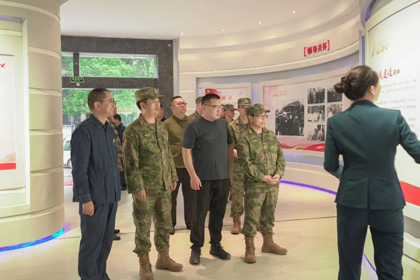 四川省军区工作组莅临泸天化股份公司检查指导民兵建设工作