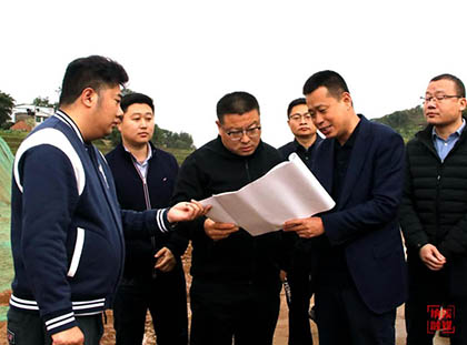 纳溪区委书记谭荣兵一行调研泸天化现代农业示范园项目