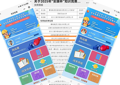 泸天化股份公司在省市安全知识竞赛中斩获佳绩